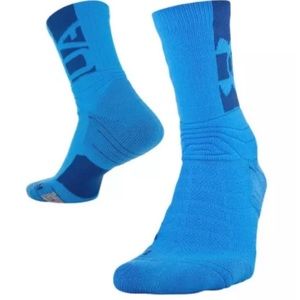 Under Armour Playmaker Crew Socks - Unisex - NWT - Electric Blue - Women’s 6-9
